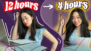 how to learn FAST so studying doesn’t take forever 🤧  StepbyStep Guide [upl. by Wack]