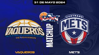 Vaqueros de Bayamón vs Mets de Guaynabo  BSN2024 [upl. by Eeclehc159]