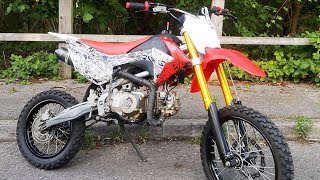 WPB 140 Race Pitbike [upl. by Jeavons]