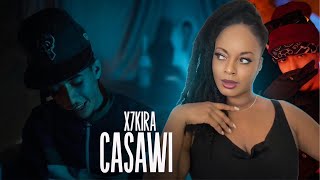 X7KIRA  CASAWI official music Video UK 🇬🇧 Reaction 🇲🇦 He is on fire 😍 [upl. by Imaon]