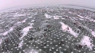 Largest Ice Fishing Tournament In The World On Gull Lake Minnesota [upl. by Saw769]