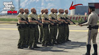 GTA 5  How To Join the Police PS5 PS4 PC amp XBOX [upl. by Dwane263]