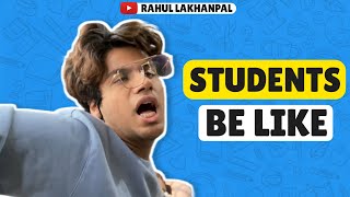 Toppers vs Backbenchers before exams  Rahul lakhanpal [upl. by Bremser]