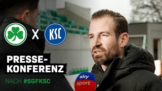 Siewert quotHaltung war permanent daquot  PK nach SGFKSC [upl. by Kwei]