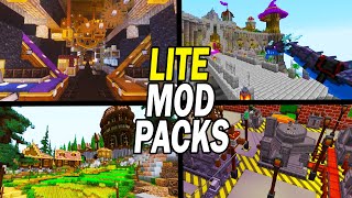 Top 10 Minecraft Modpacks for Low End PCs 2024 [upl. by Greyson]