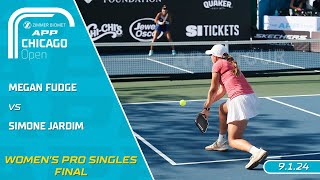 2024 Zimmer Biomet APP Chicago Open I Megan Fudge vs Simone Jardim  Womens Singles Final [upl. by Sanchez]