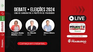 DEBATE ELEIÇÕES 2024  Candidatos de Fraiburgo  28092024 [upl. by Ladnar723]