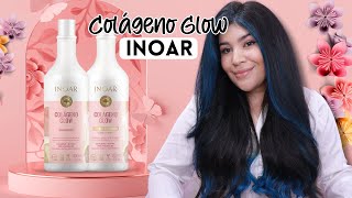 🌟INOAR COLÁGENO GLOW Hidratação para uso diário Low PooVegano [upl. by Kcid709]