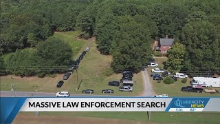 FBI SBI Sheriff’s Office searching ‘multiple locations’ in Cleveland County [upl. by Arikahs]