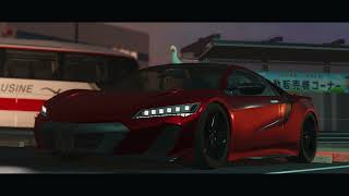 Honda NSX NC2 Tokyo Bay Area Nightrun Midnight Racing Tokyo [upl. by Katee354]