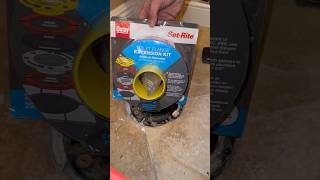 installing an Oatey SetRite flange extension kit plumber plumbing [upl. by Atteyram832]