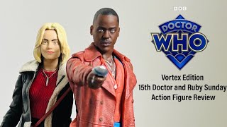 Doctor Who 15th Doctor and Ruby Sunday Vortex Edition Action Figure Review [upl. by Montanez]