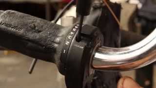 How To Install Shifter Cable  SRAM Gripshift  BikemanforU Bicycle Repair [upl. by Suriaj]