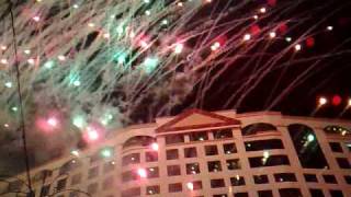 2009 Countdown  Fireworks at Genting Highland Resort [upl. by Adnohsirk556]