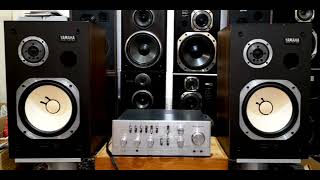 YAMAHA NSL225 Kenwood KA8006 [upl. by Suchta]