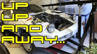 Porsche 928 Episode 5  Engine removal part 2 [upl. by Aicenert]