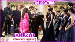 Yeh Rishta Kya Kehlata Hai  Roohi Rohit Karenge Abhira Armaan Ke Saamne Bada Natak  On Location [upl. by Ahseekan]