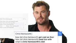 Chris Hemsworth Answers the Webs Most Searched Questions  WIRED [upl. by Arvad608]