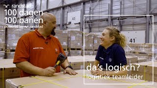 Logistiek teamleider een dag in het leven van  Randstad  Dag 64 [upl. by Rimola]