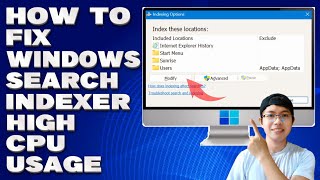 How To Fix Windows Search Indexer High CPU Usage Solution [upl. by Rod678]