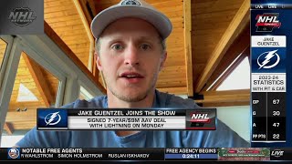 Guentzel talks 7year deal with Lightning ⚡️ [upl. by Hazard]