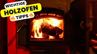 Scheitholz Holzofen Tipps  Anzünden ohne Qualm Reinigung Luftzüge  18KW Viessmann Longola [upl. by Kristi35]