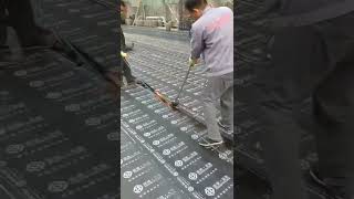 How to processconstruct edge sealing of torch SBS bitumen waterproofing membrane waterproofing [upl. by Broddy]