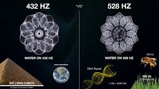 432 Hz and 528 Hz EXPLAINED The Most Powerful Frequencies in The Universe [upl. by Kinimod314]