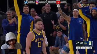 CaiReed Reacts To JAZZ at WARRIORS  FULL GAME HIGHLIGHTS  April 7 2024 [upl. by Hcirdla568]