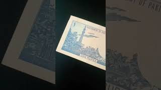 pakistani one rupee old note for saleshortsviral youtubeshorts ❤❤ [upl. by Mylander55]