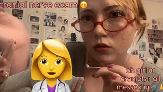 ASMR quick cranial nerve exam rp personal attention light triggers [upl. by Gillette]