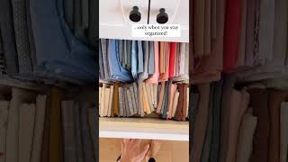 Fabric Organization Tips [upl. by Aihsot]