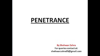 what is penetrance its definition types and description [upl. by Betta]