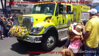 22 Desfile autos clásicos y antiguos En Feria de las flores 2017 Medellín [upl. by Arinaj]