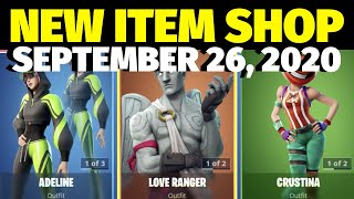 Fortnite New Item Shop Update  September 26 2020  Fortnite Battle Royale [upl. by Einhapets]