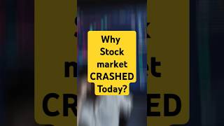 WHY stock market crash today shorts stockmarket [upl. by Atnwahsal]