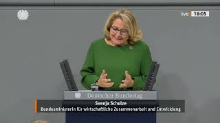 Svenja Schulze SPD Entwiklungsministerin [upl. by Dnomad]