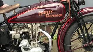 Test start bike 181 HarleyDavidson 1926BAE 350cc ohv [upl. by Carver]