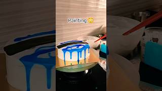 Simple cake decoration ideas cake shortsfeed cakedesign cakeart food cakeintelugu viralvideo [upl. by Ellwood]