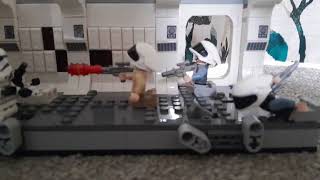 star wars tantive iv Hallway scene in lego stop motion [upl. by Ener]