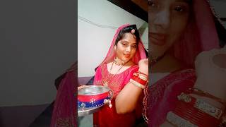 Hathon mein Puja song karva chauthtrendingshorts Krishnavlog472 [upl. by Yesima645]