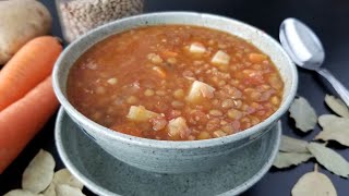 Making a Fast and Easy Lentil Soup [upl. by Stringer]