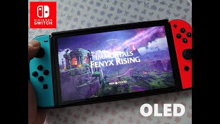 Immortals Fenix Rising  Nintendo Switch OLED Handheld Gameplay [upl. by Ativet]