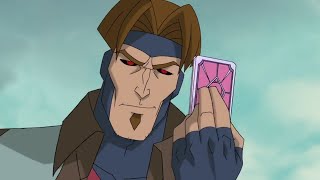 Gambit  All Powers amp Fights Scenes Wolverine and the XMen [upl. by Winthorpe474]