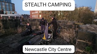 stealth camping in Newcastle City Centre ruins [upl. by Sell]