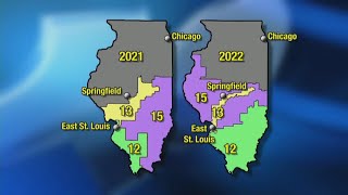 POLITICAL ALERT Illinois redistricting impacts congressional candidates [upl. by Netnerb]