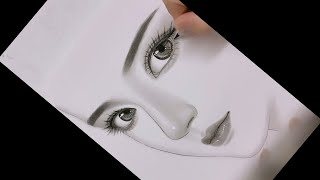 How to Draw Hyper Realistic Eyes  Step by Step [upl. by Rush537]