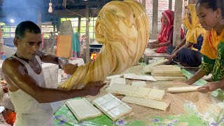 Factory Making Tiler Khaja  Most Famous Sweetmeat  Traditional Kushtian Foods [upl. by Stacia]