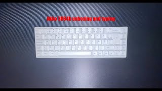 Akko 3064b unboxing and typing [upl. by Sillihp]