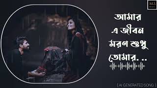 আমার এ জীবন মরণ শুধু তোমার amar a jibon moron sudu tomar  bangla lofi song [upl. by Buckie]